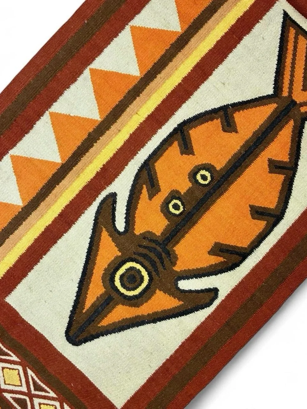 Vintage Tribal Fish Cabin Coastal Bohemian Wall Hanging Tapestry
